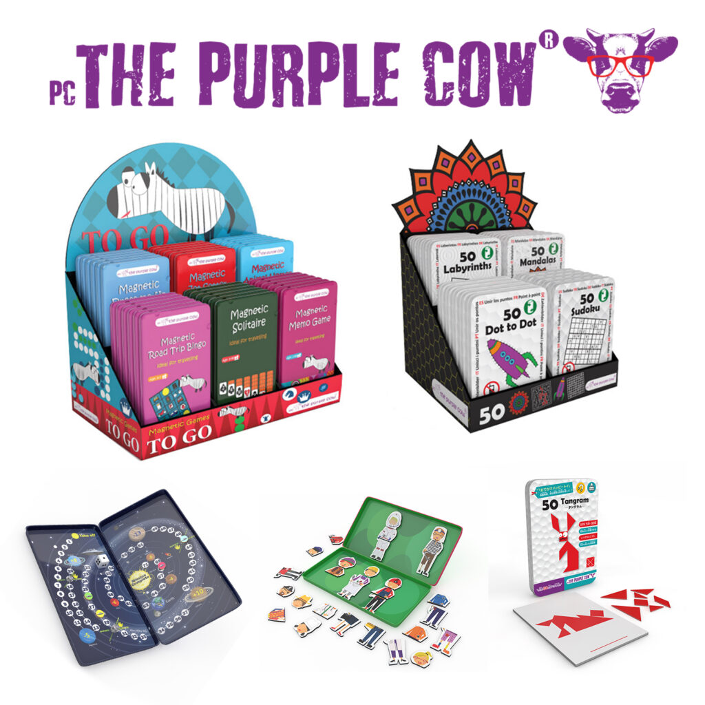 【日本初上陸】イスラエルNo.1 STEAMトイメーカー「The Purple Cow」の持ち運びが便利なコンパクトサイズの知育ボードゲームシリーズが2023年12月28日(木)より販売開始