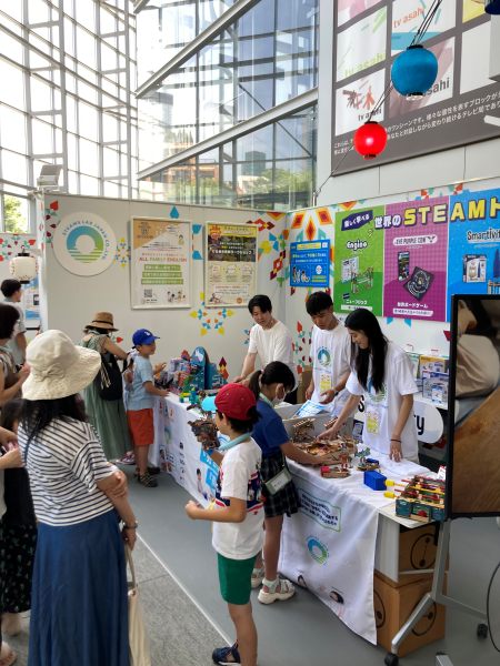 【世界のおもちゃを体験しよう】テレビ朝日主催 六本木ヒルズ 夏祭り SUMMER STATIONにSTEAMS LAB JAPANが出展